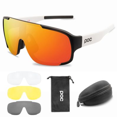 POC 4-Set Fahrradbrille, Sport-Outdoor-Vollrahmen