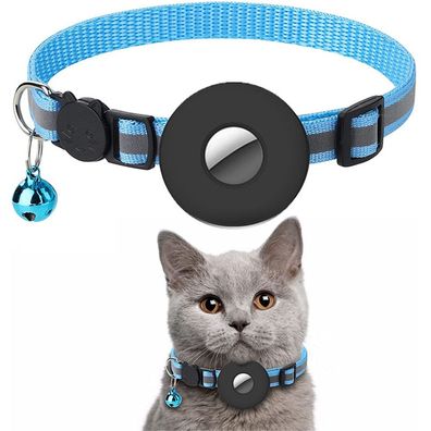 AirTag-Ortungsger?t, reflektierendes Halsband f¨¹r Katzen und Hunde