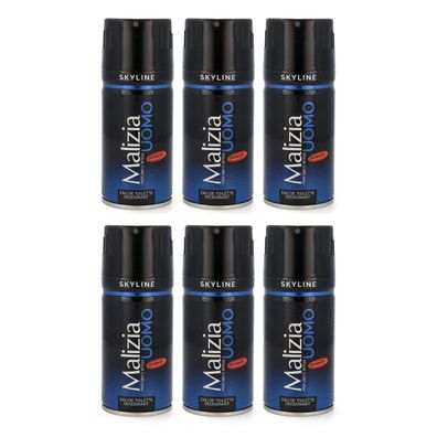 Malizia UOMO Skyline - deodorant EdT 6x 150ml