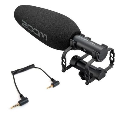 Zoom ZSG-1 Richtmikrofon mit ADP07 Adapter