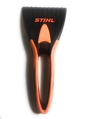 Stihl Eiskratzer mit Softgriff für sicheren Halt Schwarz Orange 21 cm