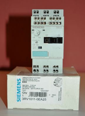 4 Siemens Leistungsschalter 3RV1011-0EA25 OVP