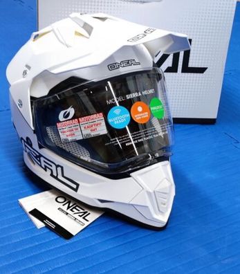 ONeal Sierra Flat V.22 Motocross Helm weiß XS (53/54)