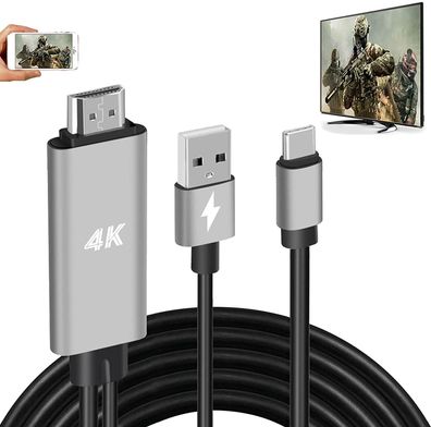 HDMI-Adapter USB-Typ-C-Kabel MHL 4K HD Video Digital