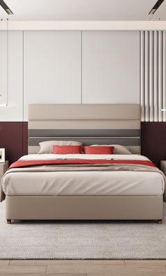 Bett Moderne Design Luxus Polster Betten Textil Stoffbetten Textil