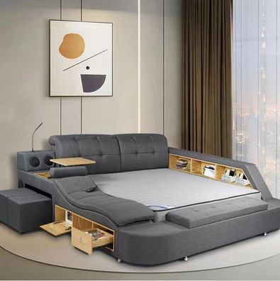 Multifunktion Bett Doppelbetten Modernes 180x200cm Betten Schlafzimmer