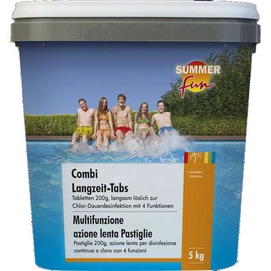 5kg Summer Fun Combi Multifunktions Langzeit-Tabs 200g