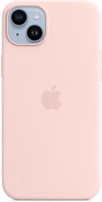 Apple Silicone Case mit MagSafe (für iPhone 14 Plus) Chalk Pink Neuware