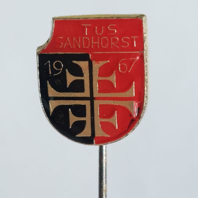 Fussball Anstecknadel TuS Sandhorst 1967 FV Niedersachsen Kreis Ostfriesland