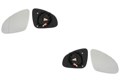 Spiegelglas Außenspiegel Glas passend für Opel Astra J 12/2009- Set links rechts