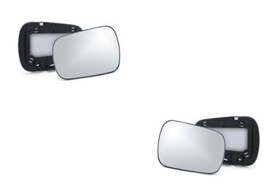 Spiegelglas Außenspiegel Glas passend für Ford Fiesta 02 11/01-09/08 Set Li. Re