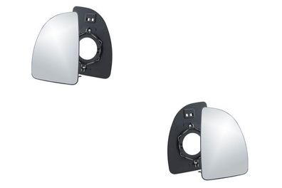 Spiegel Glas Außen Spiegel Glas passend für Fiat Ducato 230 99 - 02 Satz LR oben