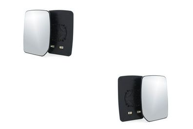Spiegel Glas Außen Spiegel Glas passend für Ford Transit 00 00 - 06 Satz LR oben