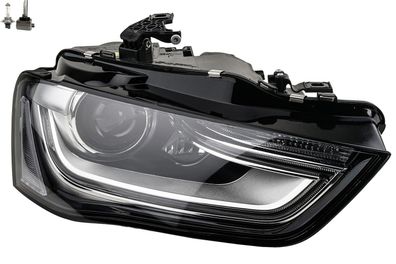 Scheinwerfer Xenon passend für Audi A4 8K Rechts 02/2012- mit TFL + Leuchtmittel