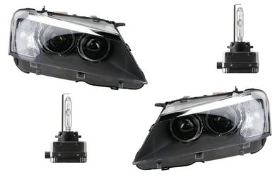 Scheinwerfer Xenon LED links rechts Set passend für BMW X3 F25 mit Leuchtmitteln