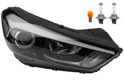 Scheinwerfer Rechts passend für Hyundai Tucson + LWR + Blinker mit Leuchtmitteln