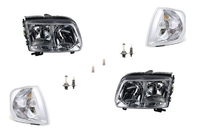 Scheinwerfer passend für VW Polo 6N ab 99-01 Leuchtmittel Satz L R inkl. Blinker