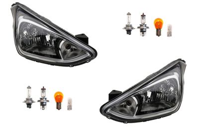 Scheinwerfer passend für Hyundai i10 12/13- Links & Rechts Satz mit Leuchtmittel