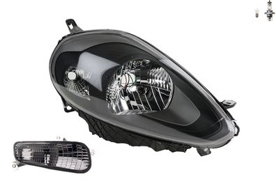Scheinwerfer passend für Fiat Punto 199 10/09- Rechts Leuchtmittel inkl. Blinker