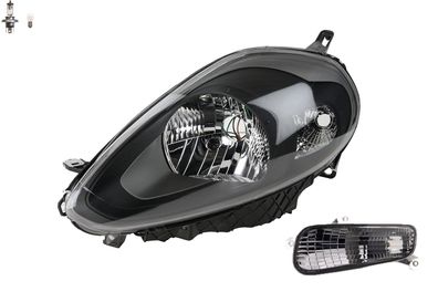 Scheinwerfer passend für Fiat Punto 199 10/ 09- Links Leuchtmittel inkl. Blinker