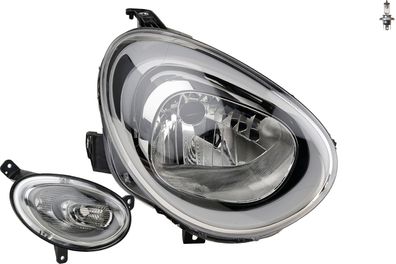 Scheinwerfer passend für Fiat 500X 334 09/14- rechts mit Leuchtmittel m. Blinker