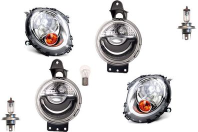 Scheinwerfer passend für BMW Mini R55 56 57 58 59 06- Leu. Set L R inkl. Blinker