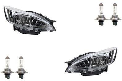 Scheinwerfer Halogen passend für Peugeot 508 10 - 14 mit H7 H7 Satz Links Rechts
