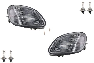 Scheinwerfer Halogen passend für Mercedes R170 mit Blinkern Leuchtmittel Set L R