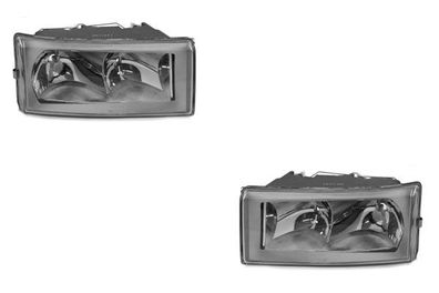Scheinwerfer Halogen passend für Iveco Daily II 99-06 H7 H1 Set Links Rechts