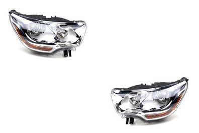 Scheinwerfer Halogen passend für Citroen C4 11/2009-12/14 H7 H1 Set Links Rechts