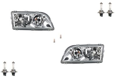 Scheinwerfer Halogen Front passend für Volvo S40 V40 00-03 Leuchtmittel Satz L R