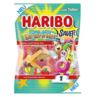 Haribo Sauer Brenner der Fruchtgummi Klassiker in sauer 160g