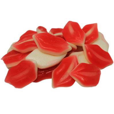 Fruchtgummi Rote weiche Lippen mit süßem Pfirsichgeschmack 300g