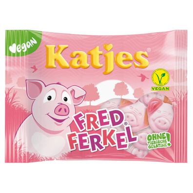 Katjes Fred Ferkel mit Schaumzucker süß und saulecker in Vegan 175g