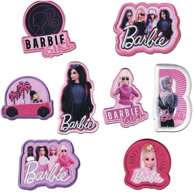 CM3538x Barbie © Girl Applikationen, Bügelbild, Patch, Mattel - versch. Motive