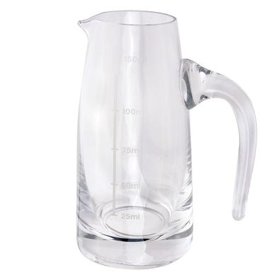 Clayre & Eef Messbecher 150 ml Transparant Glas (Gr. 8x4x11 cm / 150 ml)