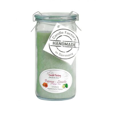 Candle Factory Mini Jumbo Papaya-Limette Duftkerze Dekokerze 307104
