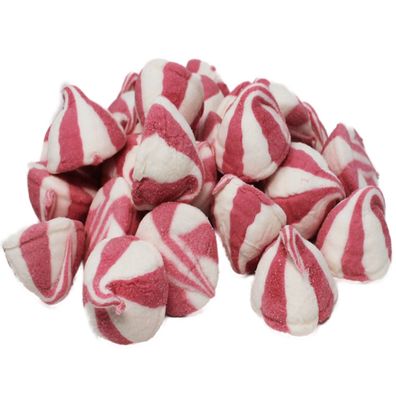 Mellow Erdbeer Geschmack als Golfballs weiß rosa gezuckert 1000g