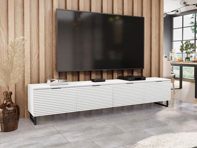 TV-Lowboard Delino 200 TV-Schrank mit vier Klappen RTV Wohnzimmer M24