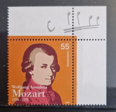 BRD - MiNr. 2512 - 250. Geburtstag von Wolfgang Amadeus Mozart