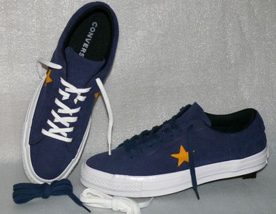 Converse 161633C ONE STAR OX Cord TEX Schuhe Sneaker Boots 41 42 46,5 Navy Weiß