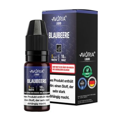 Avoria - Apfel E-Zigaretten Liquid - Blaubeere
