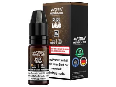 Avoria - Nikotinsalz Liquid - Pure Tabak
