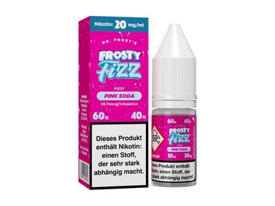 Dr. Frost - Frosty Fizz - Blue Slush - Nikotinsalz Liquid 20mg/ ml - Pink Soda