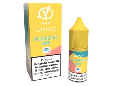 Linvo - Blueberry Mint - Nikotinsalz Liquid 20 mg/ ml