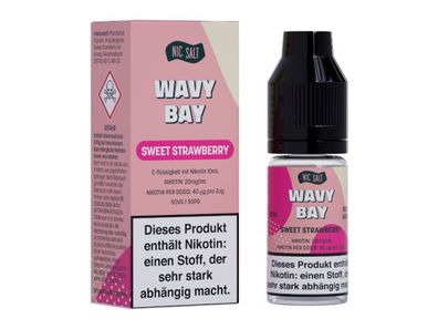 Wavy Bay - Nikotinsalz Liquid - Sweet Strawberry