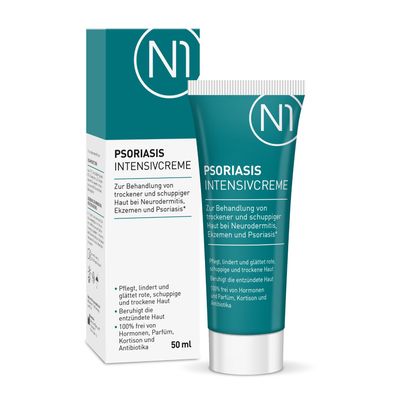 N1 Psoriasis Intensivcreme 50 ml - Ekzem & Neurodermitis Creme