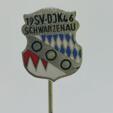 Fussball Anstecknadel SV DJK Schwarzenau 1946 FV Bayern Unterfranken Würzburg