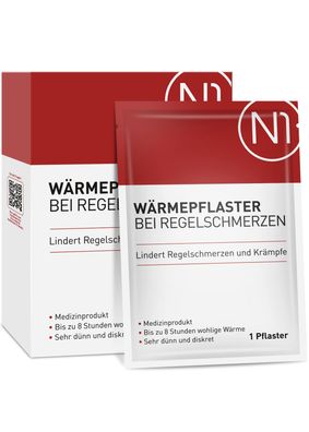 N1 Wärmepflaster Regelschmerzen 4 St. - Lindert Regelschmerzen & Krämpfe
