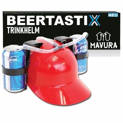 Beertastix Trinkhelm Party Bierhelm Getränkehalter Getränkehelm Saufhelm Bier Helm –